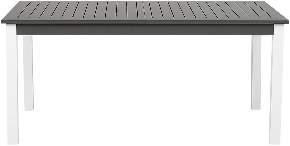 Beliani Išskleidžiamas sodo stalas PANCOLE 168/248 cm 100 cm metalinis pilkas