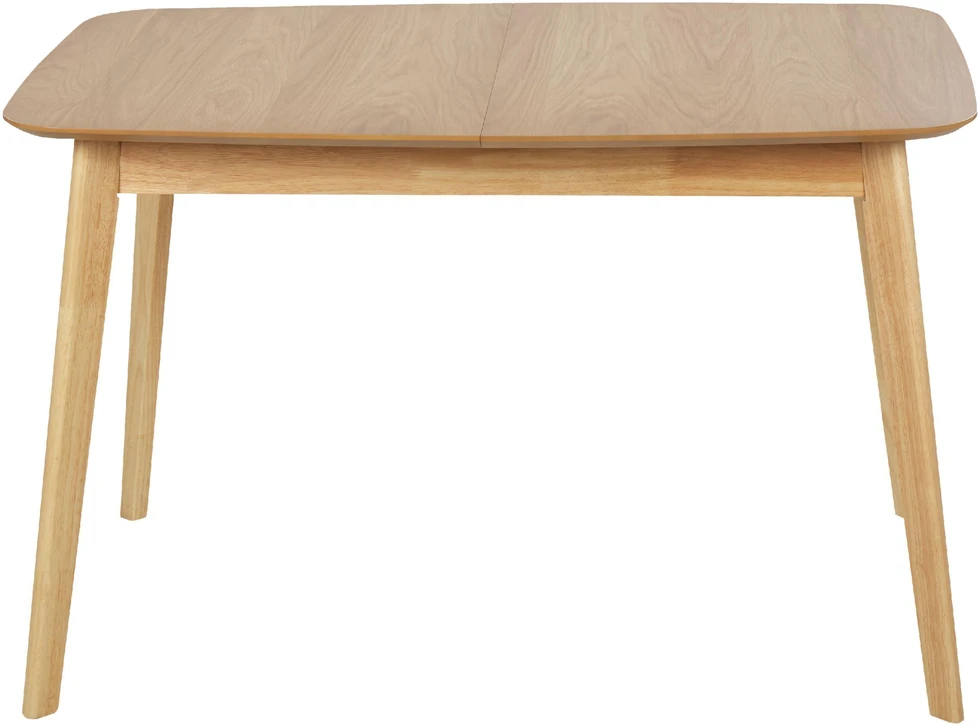 Beliani Išskleidžiamas valgomojo stalas MADOX šviesaus ąžuolo spalvos 120/150 cm 75 cm