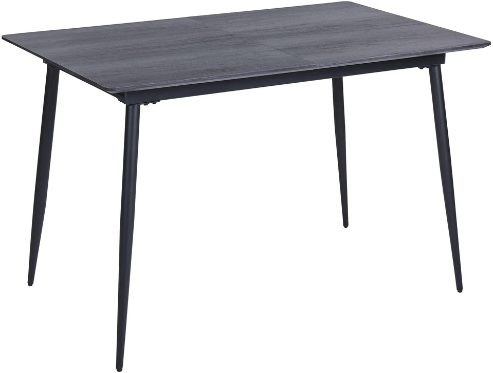 Beliani Išskleidžiamas valgomojo stalas GELANDA pilkas 120/160 cm 80 cm