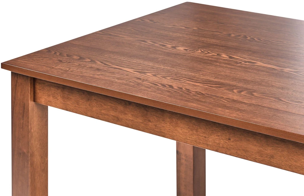 Beliani Išskleidžiamas valgomojo stalas MADURA tamsaus uosio spalvos 160/240 cm 90 cm