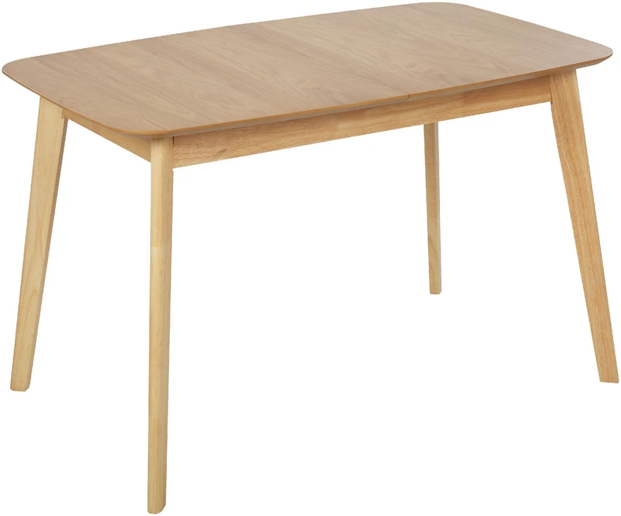 Beliani Išskleidžiamas valgomojo stalas MADOX šviesaus ąžuolo spalvos 120/150 cm 75 cm