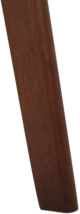Beliani Išskleidžiamas valgomojo stalas MADOX tamsaus riešutmedžio spalvos, 120/150 cm, 75 cm