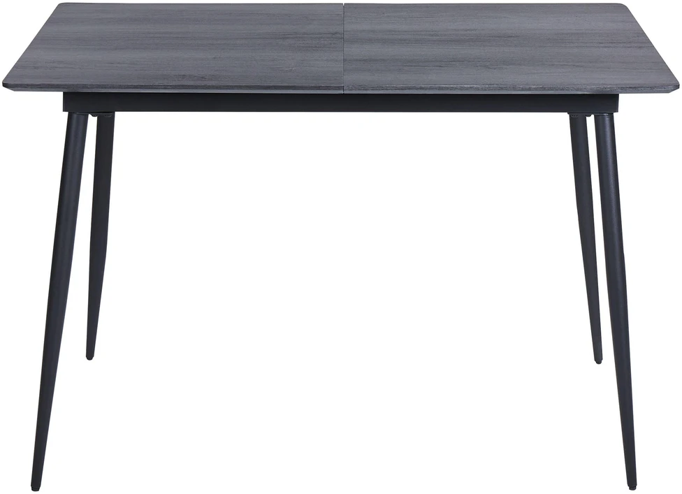 Beliani Išskleidžiamas valgomojo stalas GELANDA pilkas 120/160 cm 80 cm