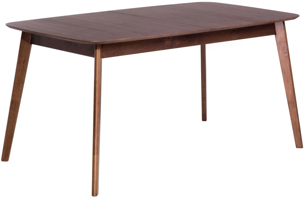 Beliani Išskleidžiamas valgomojo stalas MADOX tamsaus riešutmedžio spalvos 150/190 cm 90 cm