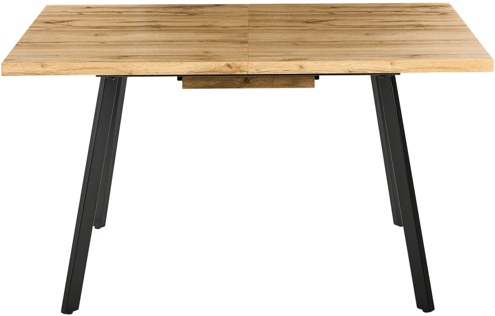 Beliani Išskleidžiamas valgomojo stalas HARLOW, rudas, 140/180 × 90 cm