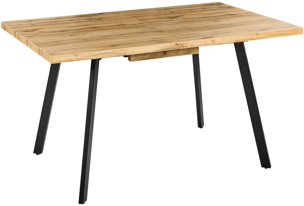 Beliani Išskleidžiamas valgomojo stalas HARLOW, rudas, 140/180 × 90 cm