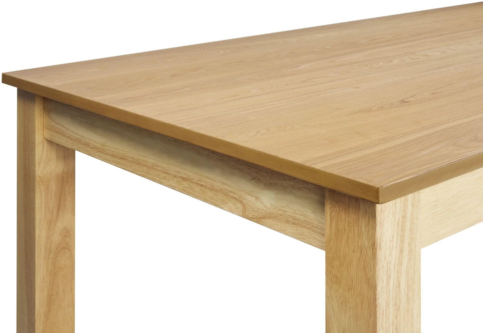 Beliani Išskleidžiamas valgomojo stalas MADURA natūralus uosis 160/240 cm 90 cm
