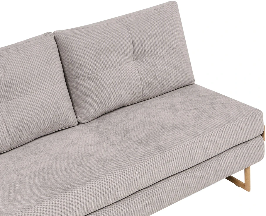 Beliani Ištiessama sofa 3 asmenims JERSLEV Pilka