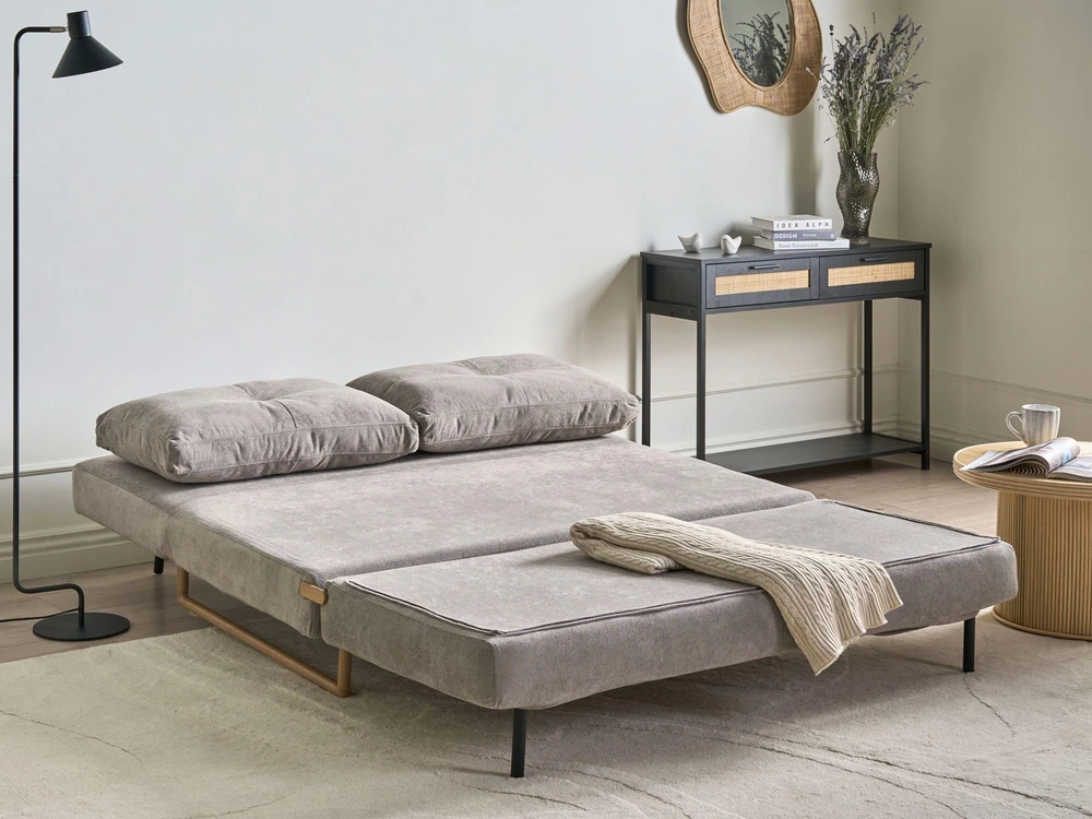 Beliani Ištiessama sofa 3 asmenims JERSLEV Pilka