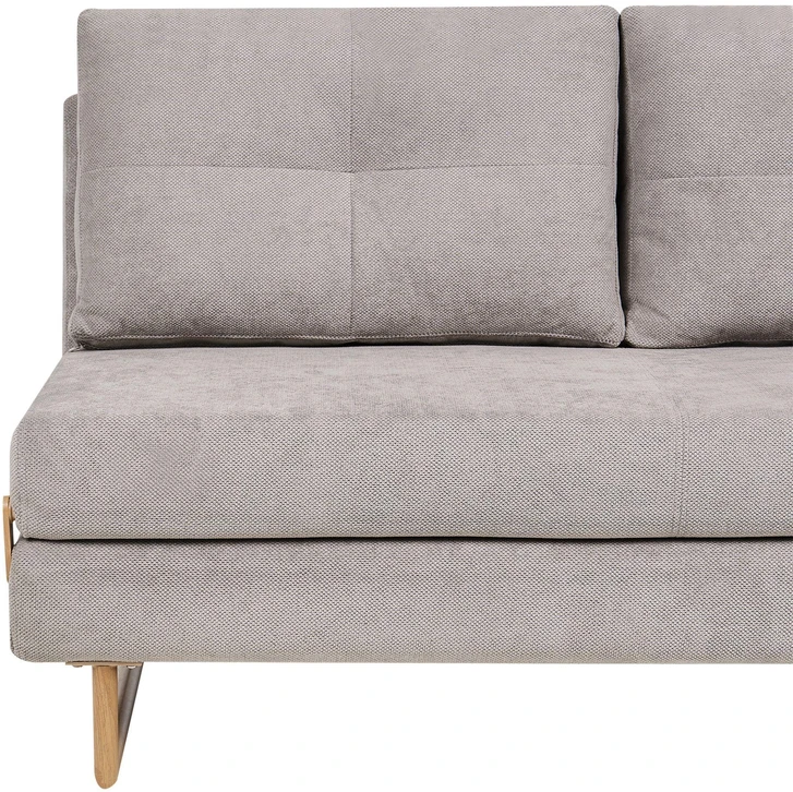 Beliani Ištiessama sofa 3 asmenims JERSLEV Pilka