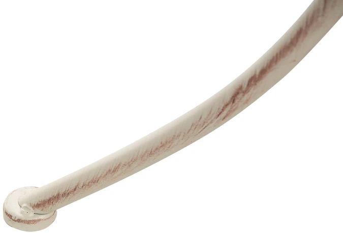Beliani JUINA bistro staliukas 80 × 36 cm, metalinis, šviesiai smėlio spalvos