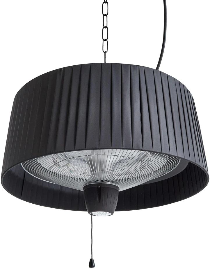 Beliani Kabinamas infraraudonųjų spindulių šildytuvas ASCEA 1500 W, juodas