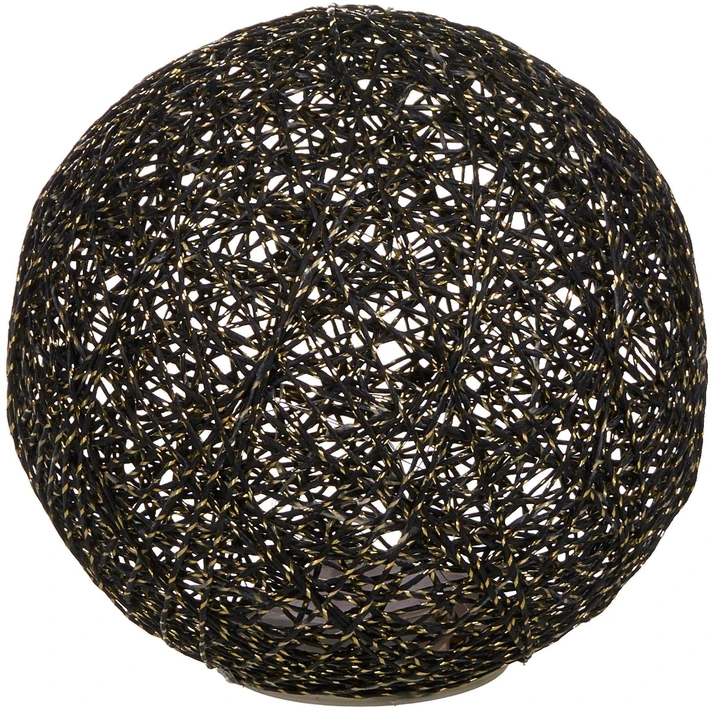 Beliani Kalėdinė dekoracija BOLMEN 15/20 cm juoda