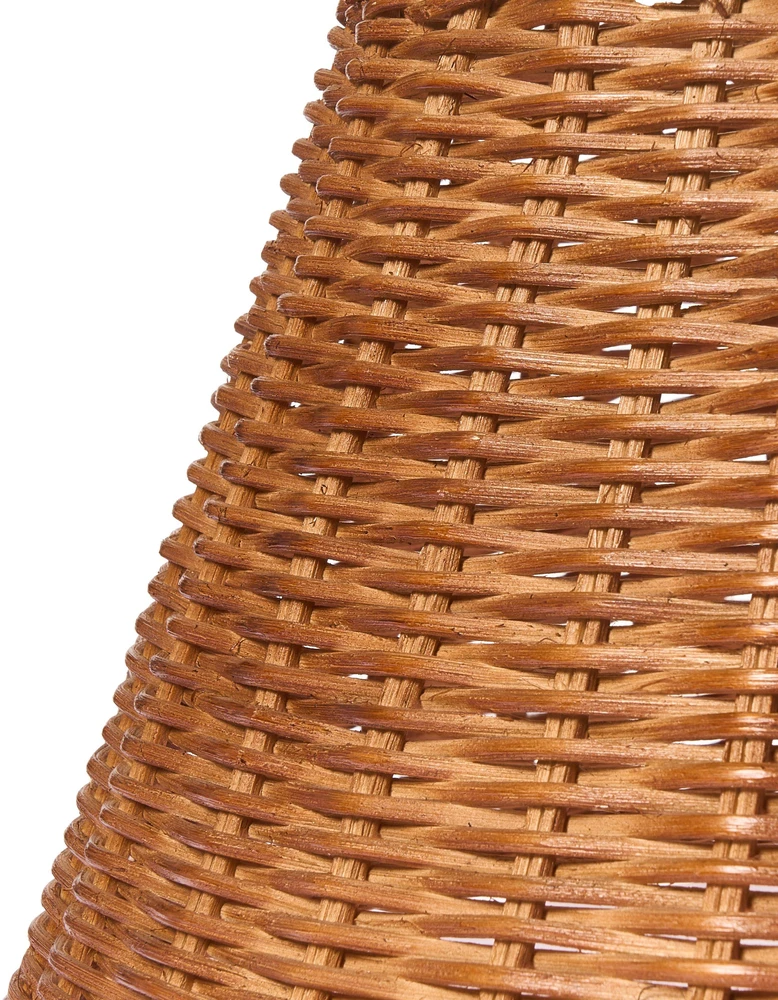 Beliani Kalėdų eglutės stovas FLOCON iš natūralaus ratano 47 cm