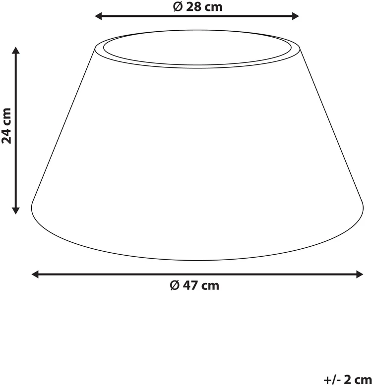Beliani Kalėdų eglutės stovas FLOCON iš natūralaus ratano 47 cm