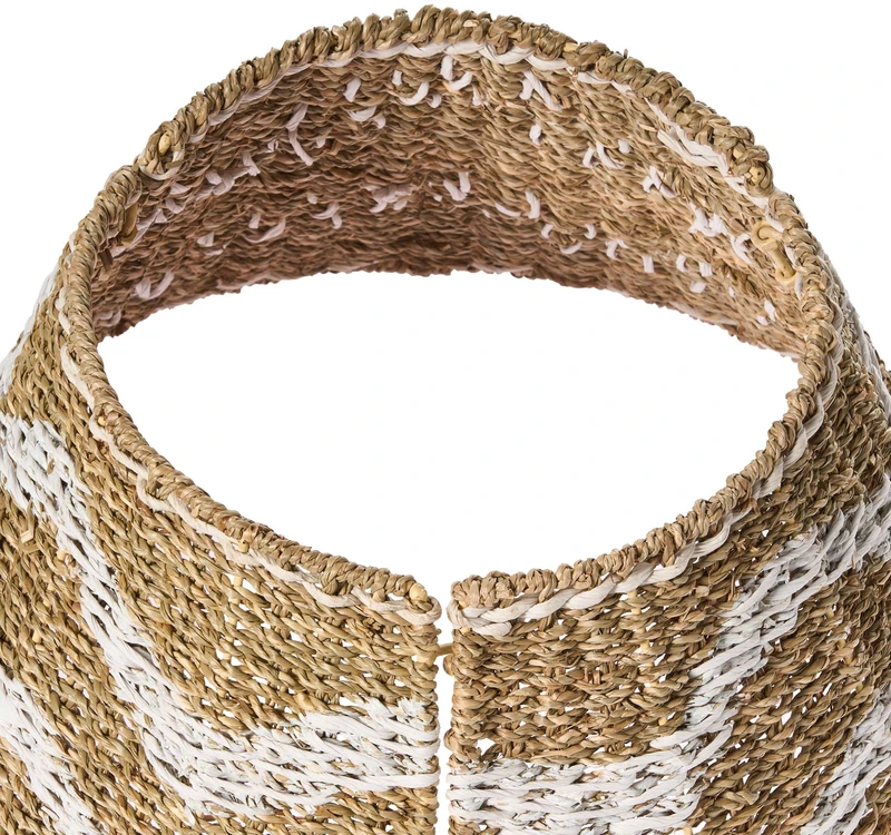 Beliani Kalėdų eglutės stovas HIVER jūros žolė natūralus 51 cm