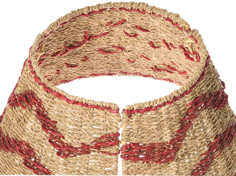 Beliani Kalėdų eglutės stovas HIVER jūržolės Raudona 51 cm