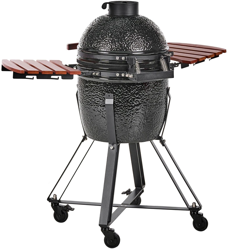 Beliani KAMADO anglinė kepsninė keramikinė juoda