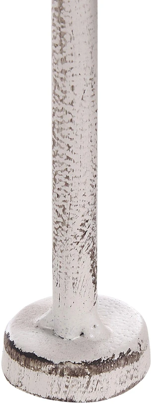 Beliani Kampinė lentyna BIELLA metalinė 158 cm 35 cm balta