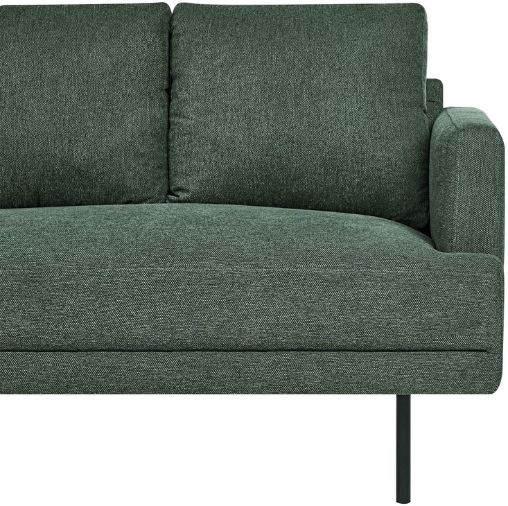 Beliani Kampinė sofa BREDA, tamsiai žalia, dešininė, 4 vietų