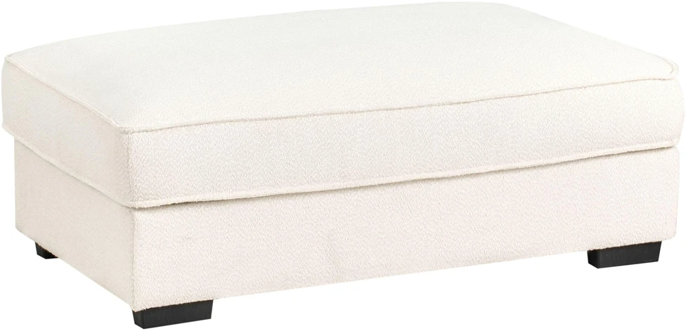 Beliani Kampinė sofa RENDERS, boucle audinys, kreminė spalva, su otomane, kairinė
