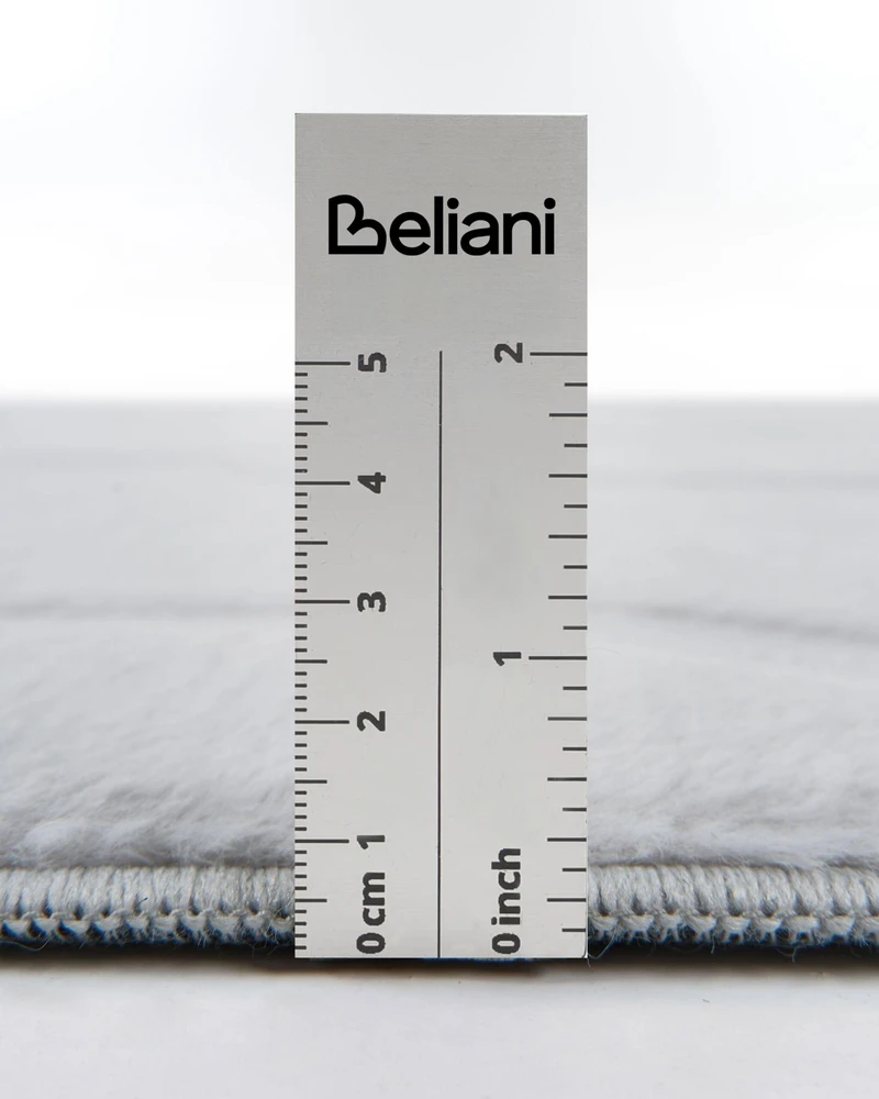 Beliani KAWI kilimas, šviesiai pilkas, 160 × 230 cm