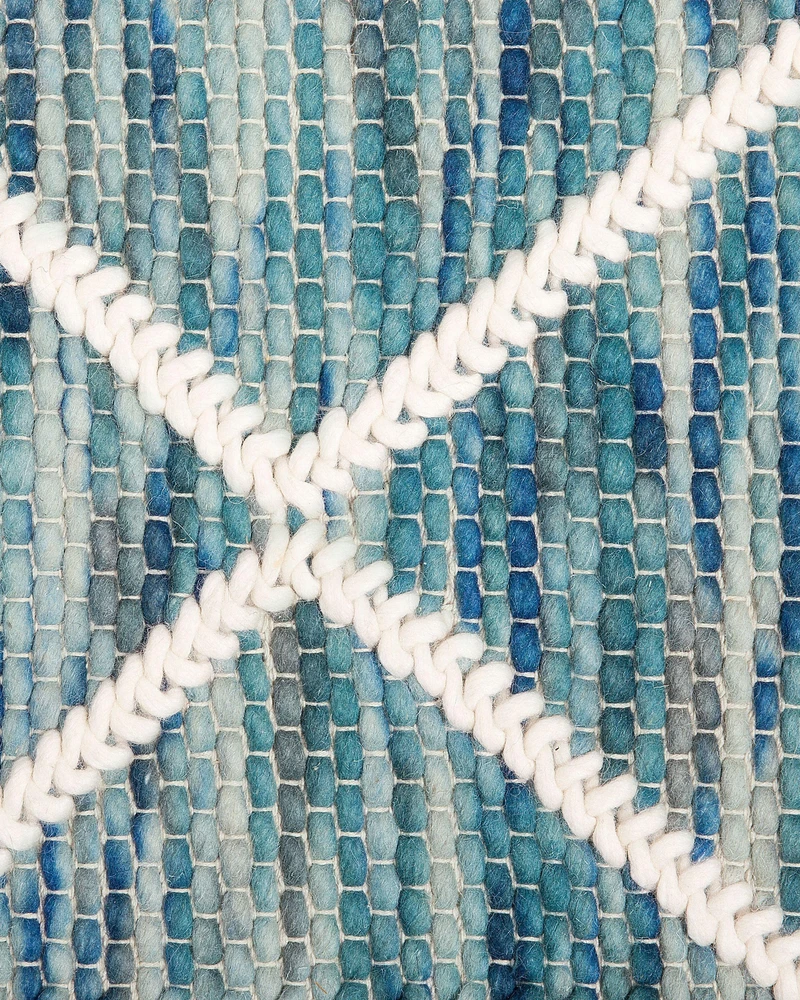 Beliani Kilim BELENLI melsvas, 140 x 200 cm, vilna