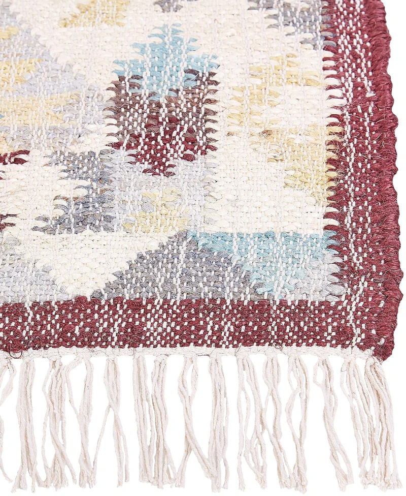 Beliani Kilim FENER spalvotas 140 x 200 cm džiuto
