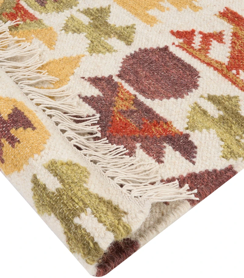 Beliani Kilim kilimas VOSKETAP spalvotas 160 x 230 cm vilnos