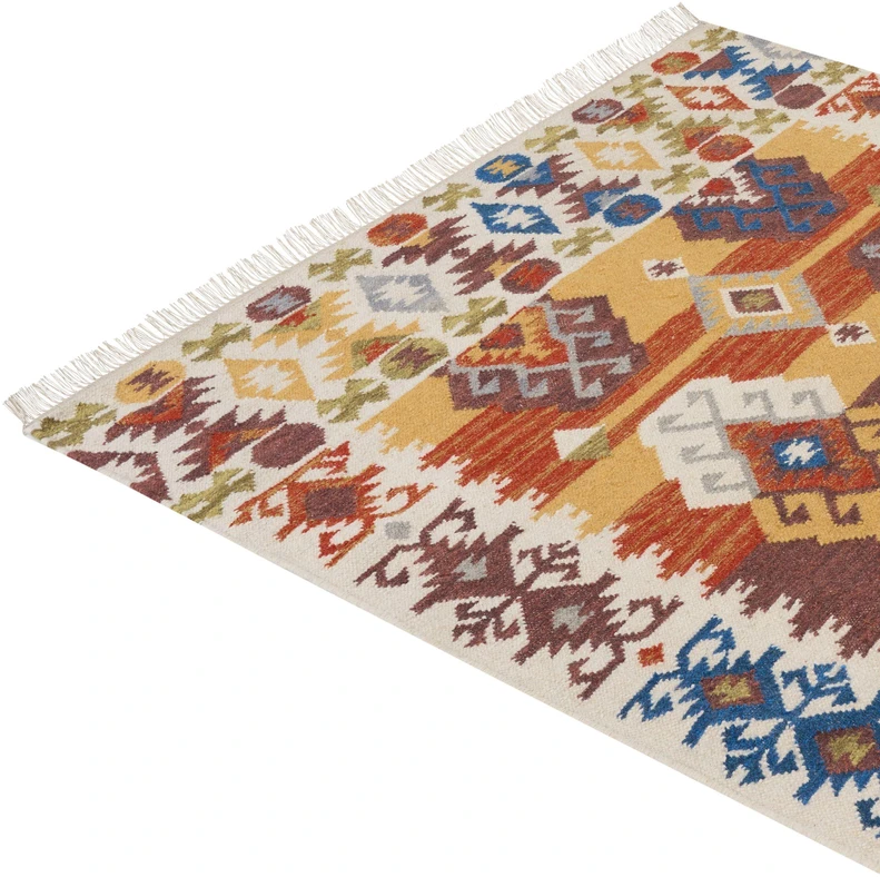 Beliani Kilim kilimas VOSKETAP spalvotas 160 x 230 cm vilnos