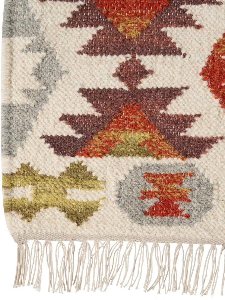 Beliani Kilim kilimas VOSKETAP spalvotas 160 x 230 cm vilnos