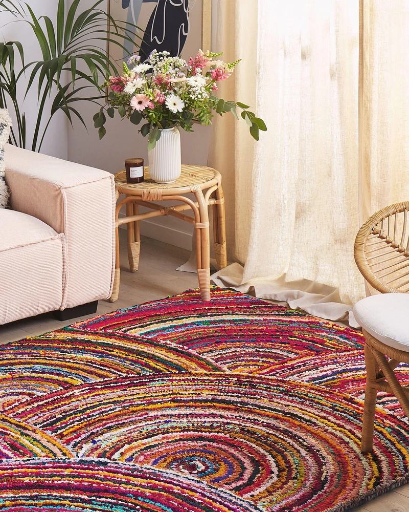 Beliani Kilim KOZAN spalvotas 160 x 230 cm medvilninis