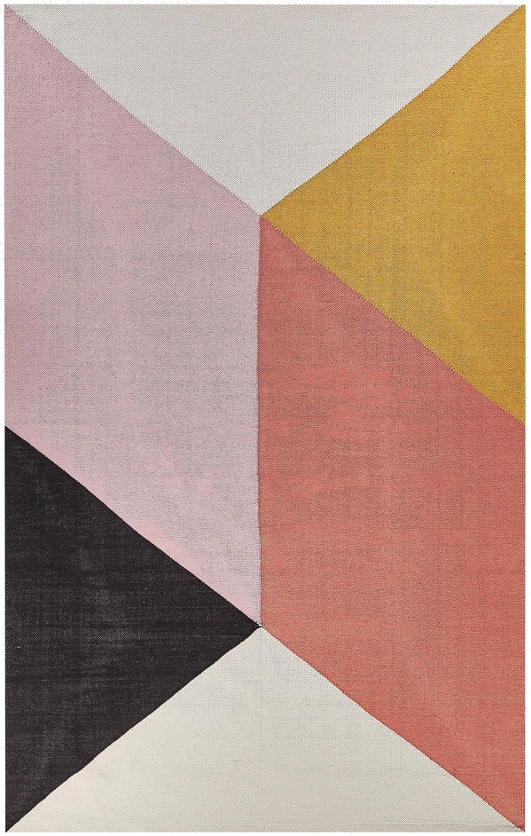 Beliani Kilim NIZIP spalvotas 160 x 230 cm medvilninis