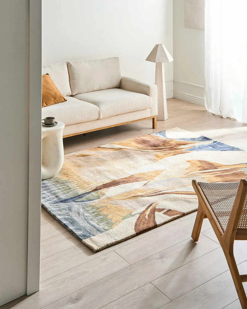 Beliani Kilim SWABI spalvotas 160 x 230 cm viskozė