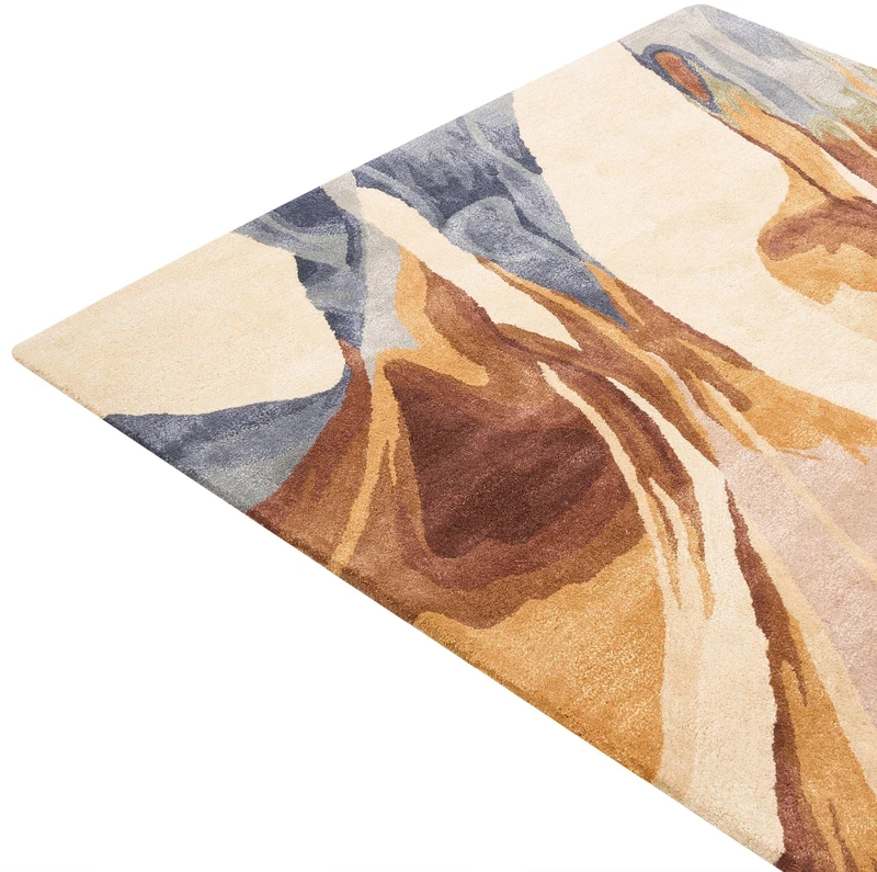 Beliani Kilim SWABI spalvotas 160 x 230 cm viskozė