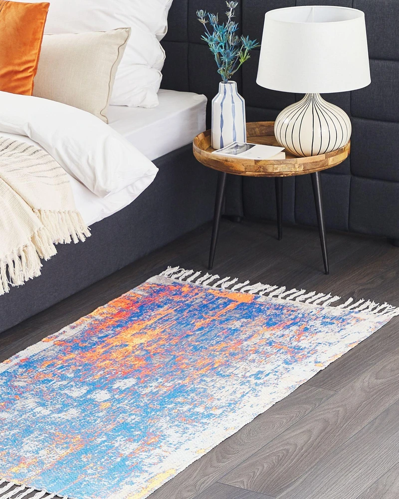 Beliani Kilimas ACARLAR smėlio spalvos 80 x 150 cm