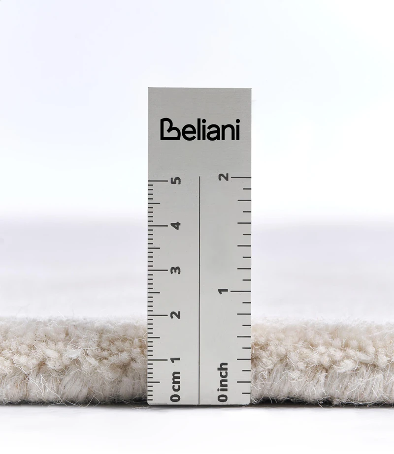 Beliani Kilimas AMADO šviesiai smėlio spalvos 160 x 230 cm viskozė