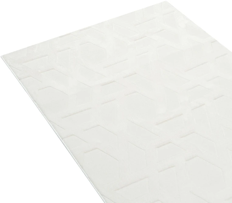 Beliani Kilimas ANTERO, sulaužyta balta spalva, 80 × 300 cm