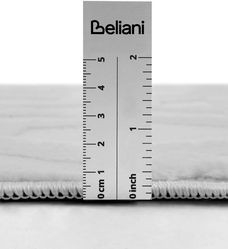 Beliani Kilimas ANTERO, šviesiai pilkas, 160 x 160 cm