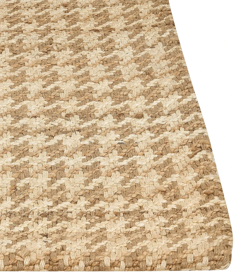 Beliani Kilimas ARAPTEPE Smėlio spalvos 80 x 300 cm džiutas