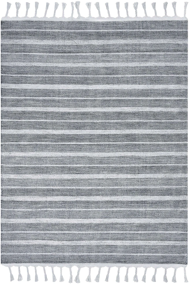 Beliani Kilimas BADEMLI šviesiai pilkas 160 x 230 cm