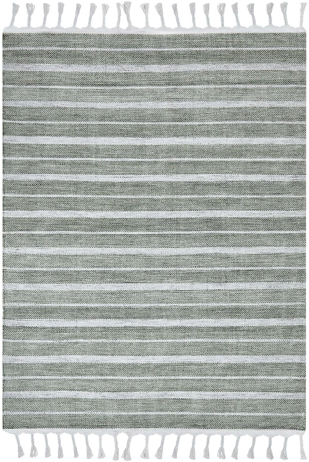 Beliani Kilimas BADEMLI tamsiai žalias 140 x 200 cm