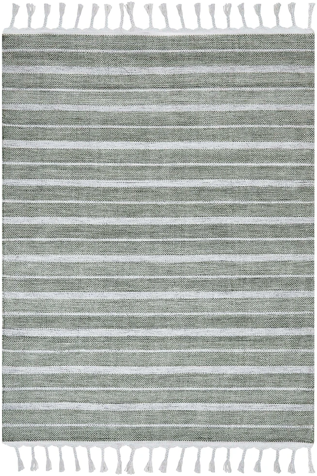 Beliani Kilimas BADEMLI tamsiai žalias 160 x 230 cm