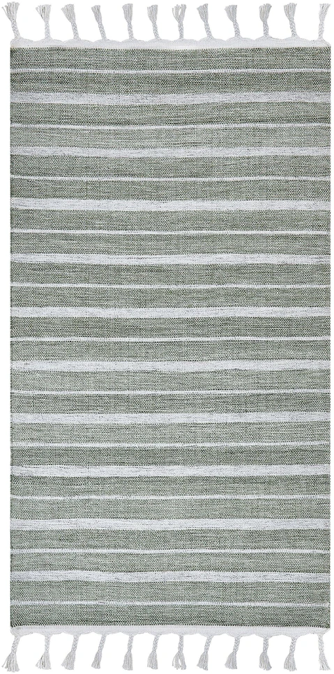 Beliani Kilimas BADEMLI tamsiai žalias 80 x 150 cm