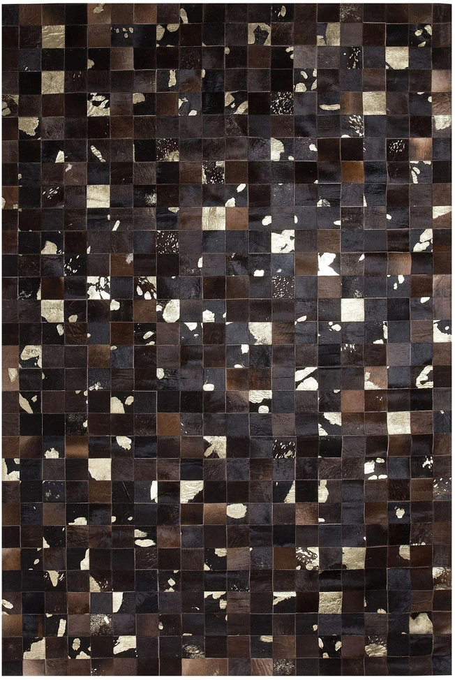 Beliani Kilimas BANDIRMA rudas 160 x 230 cm natūrali oda
