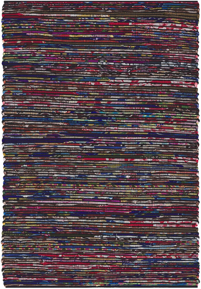 Beliani Kilimas BARTIN Juodas 140 x 200 cm