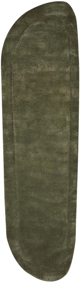 Beliani Kilimas BERANI tamsiai žalias 80 x 250 cm viskozė