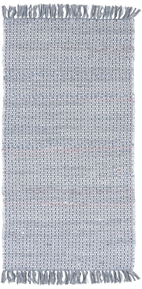 Beliani Kilimas BESNI pilkas 80 x 150 cm medvilninis