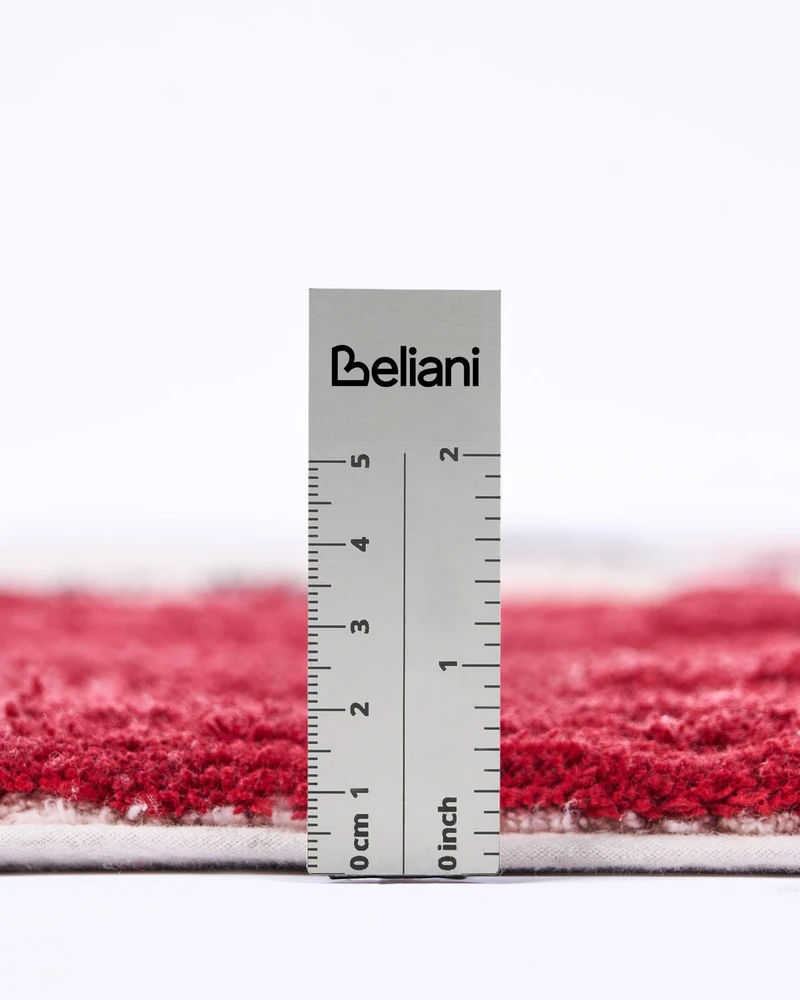 Beliani Kilimas BOLAT smėlio spalvos 140 x 200 cm medvilninis