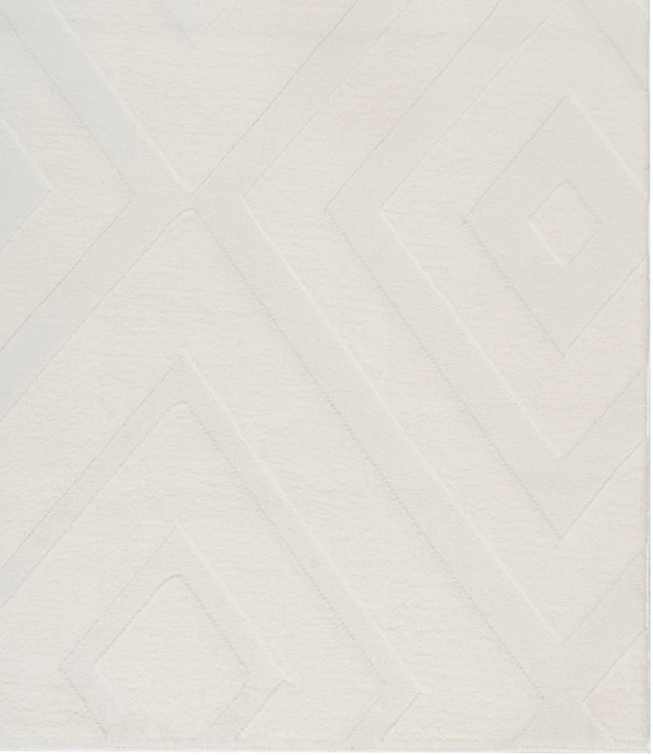 Beliani Kilimas BORAH, kreminės baltos spalvos, 160 x 230 cm